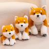 Wholesale Holiday Gifts Anime Shiba Inu Dog Plush Toy Soft Stuffed Lying Puppy Cartoon Throw Pillow Bed Nap Cushion Gift