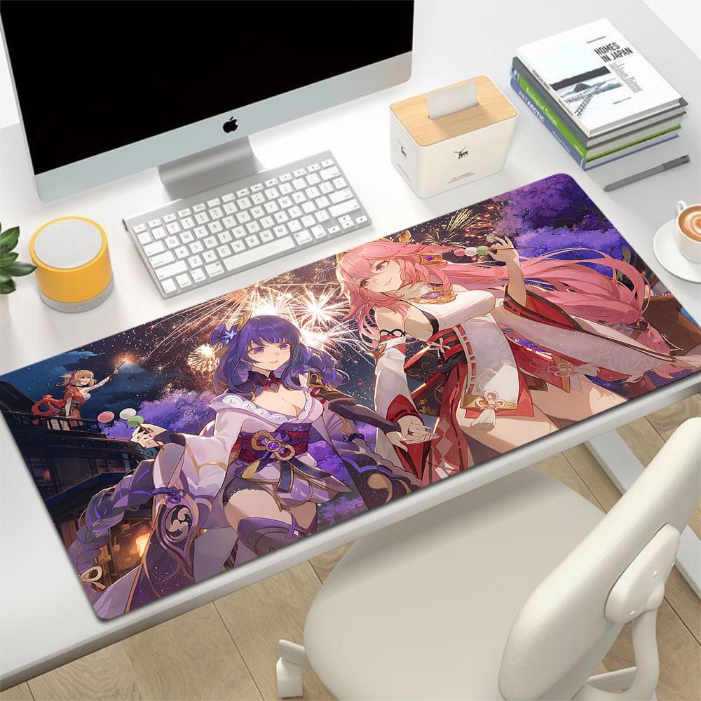 Genshin Impact Mouse Pad Furina Gamer Mousepads Gaming Mousepad Keyboard Mat Large Mouse Pads Big Computer Anime XXL Desk Mats