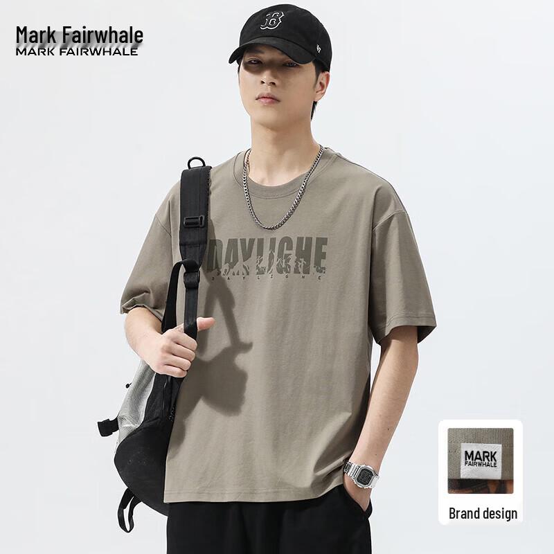 

Mark Fairwhale Men s Ice Silk Print Short-Sleeve T-Shirt XL