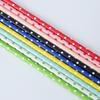 Eco-Friendly Colorful Dotted Biodegradable Paper Straws - Individually Packaged for Party Decorations