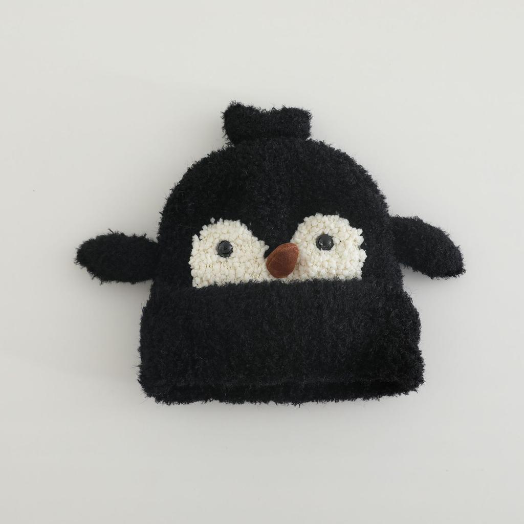 Cute Penguin Doll with Hands That Can Be Pressed To Make Sounds Plush Hat for Women in Autumn and Winter New Product Warm and Thickened