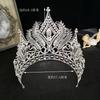 NZ0089 Top Quality Fashion Crown Tiaras Big Crowns Women Rhinestones Princess Large Crown Hair Jewelry