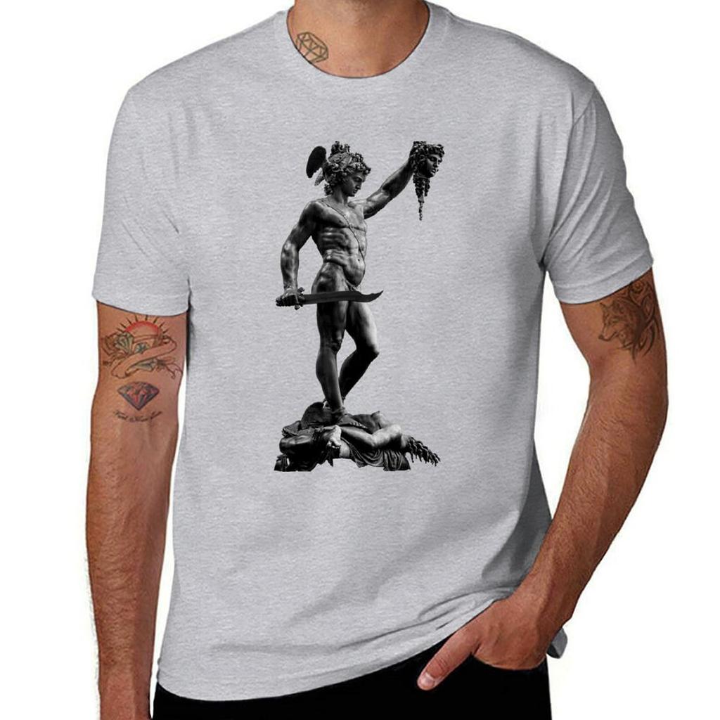 Perseus with the Head of Medusa Belakor Tshirt Aesthetic Clothing Plain Unisex Clothing