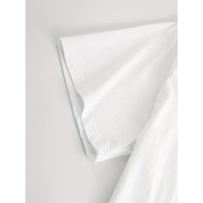 European Size Rose Flower,Women's Short Sleeved Tshirt, Soft Round Neck Casual Everyday Top, Suitable for Themed Events and Casual Occasions