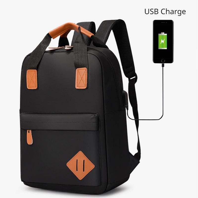 2025 Neuer Oxford Rucksack USB-Aufladung Dreiteiliges Set Reisetasche Unisex Business Computertasche Hohe Kapazität Freizeit Büchertasche