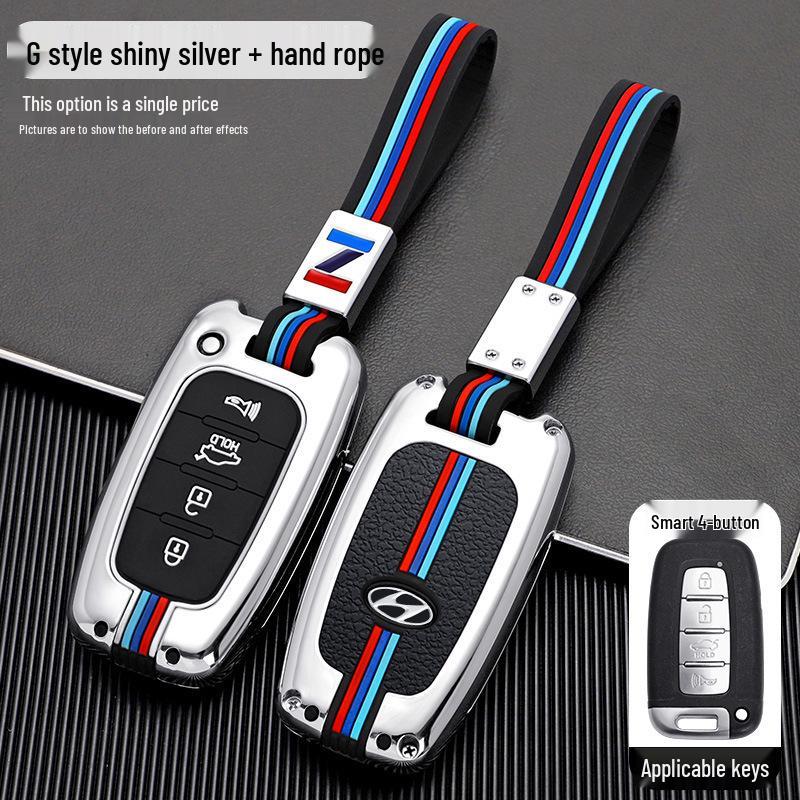 Hyundai Elantra IX35 Key Bag Cover for Sonata, Kia Sportage, K2, Forte Key Fob Shell