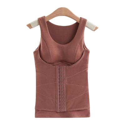 Slimming Thermal Shapewear Camisole Sleeveless with Padded Cups Postpartum Body Shaper Tummy Control Belly Contracting