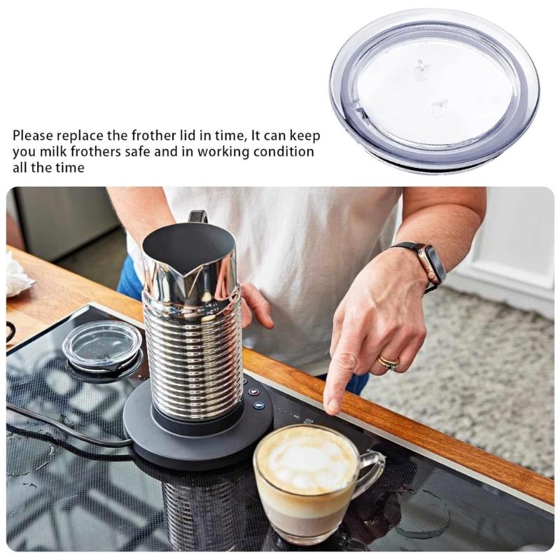 High Speed Electric Milk Frother Whisks And Heat Resistant Lid Replacement Parts