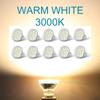 10pz Lampadine LED MR11 GU4 AC 12V 3W Senza Sfarfallio SMD2835 120° Mini Faretti per Soggiorno Esposizione Sostituzione Alogene