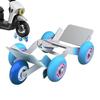 Flat Tire Wheel Puller Booster Electric Vehicle Trailer With Wheels Emergency Collapsible Furniture Moving Dolly For Motorcycle