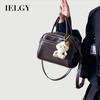 Vintage Boston Bag Portable Crossbody Shoulder Bag