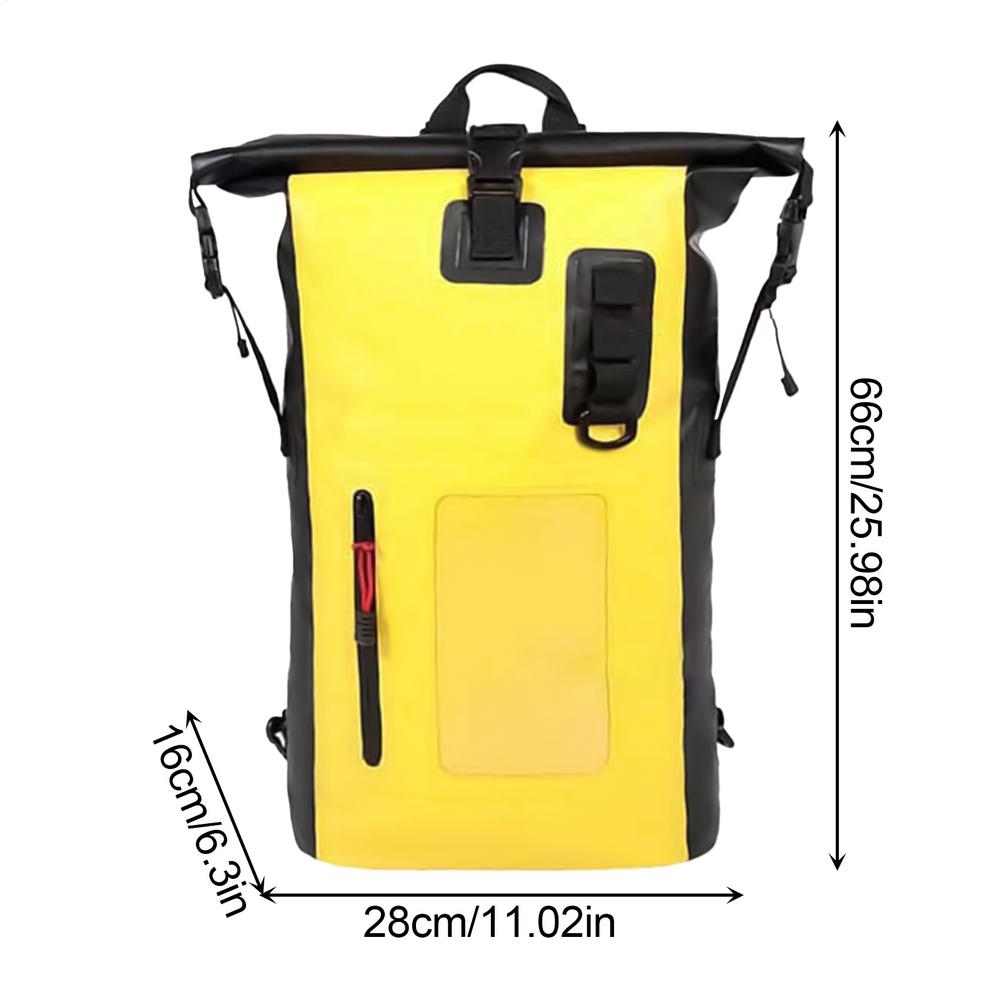 Waterproof Swimming Dry Bag 30L Large Capacity Diving Backpack RaftingCompression Storage Bag Roll Sealing Diving Storage Pack