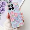 Phone Case For Honor X5b Plus X6b X7b X8b X9b 5G Elegant Flower Cat Painted Soft Silicone TPU Cases