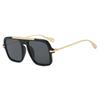 1PC Square Personality Large Frame Sunglasses New Retro Fashion Trend Driving UV Protection Sunglasses