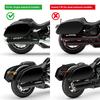 Motorcycle Black Saddlebag Saddle Bags Docking Kit For Harley Sport Glide FLSB 2018-2024