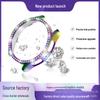 Samsung Galaxy Watch 6 Frosted Electroplated Protective Case - Single Diamond Design, In Stock