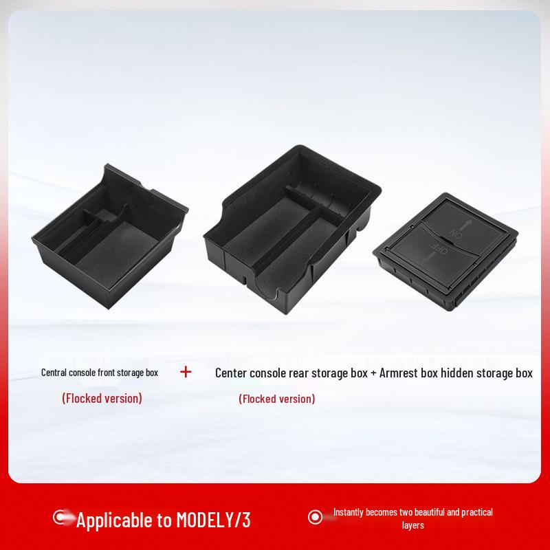 Tesla Model 3/Y Center Console Armrest Storage Organizer