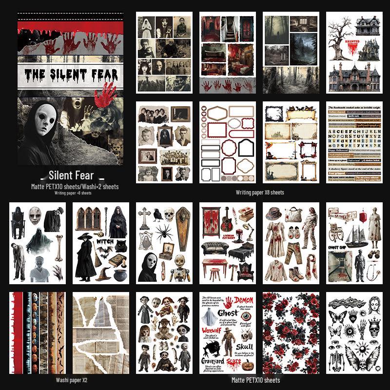 Europäische Retro Weihnachts-Cartoon-Sticker: Ausgestanzte Charaktere zur Tagebuchdekoration und für Festivalthemen