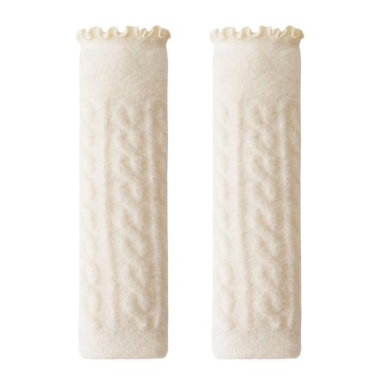 

Детские гетры с оборкой, унисекс, длинные носки до колена, зимние терморукава для ног, леггинсы для новорожденных, младенцев, малышей, детей, девочек, мальчиков, 0-3 года белый