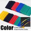 Encogimiento Tubo Termorretráctil 2:1 Tubo de Poliolefina Funda Envoltura Set de Cables Multicolores Protección de Cables Tubo Termorresistente