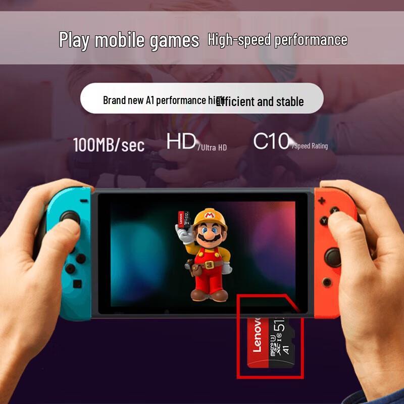 Lenovo 128GB MicroSD Memory Card U3 A1 V30
