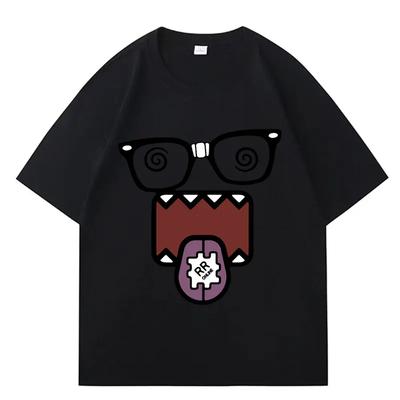 Domo Kun Funny Meme T Shirts Mens Women Clothes Classic Casual Tee Shirts Short Sleeve Summer Tshirt Tops Streetwear