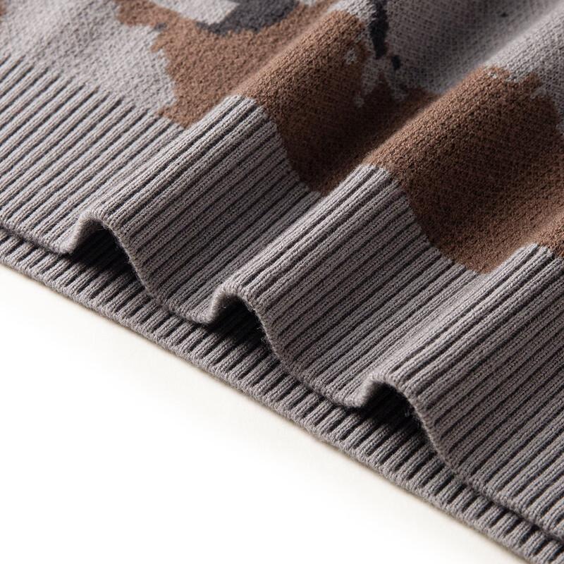 TUHUANG Women's Thickened Pure Wool Round Neck Sweater