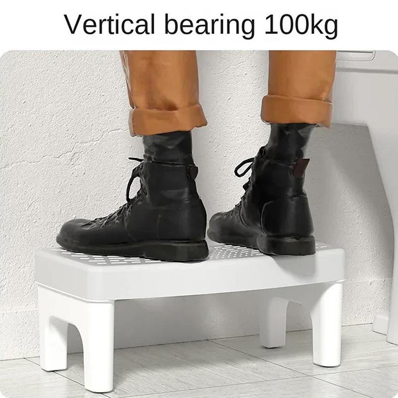 1 Stück Toilettenhocker, abnehmbarer, rutschfester Toilettensitzhocker, tragbarer Hocker, Badezimmerzubehör für Erwachsene