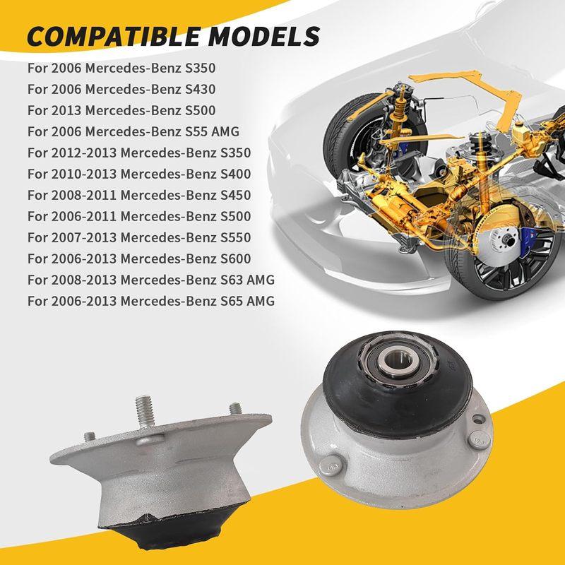 2PCS Front Left Right Strut Mounts for 2002-2015 BMW E87 E88 E82 E90 E46 E60 E64 E63 E84 E83 E85 X1 X3 Z4 120i 318i 320i 330i