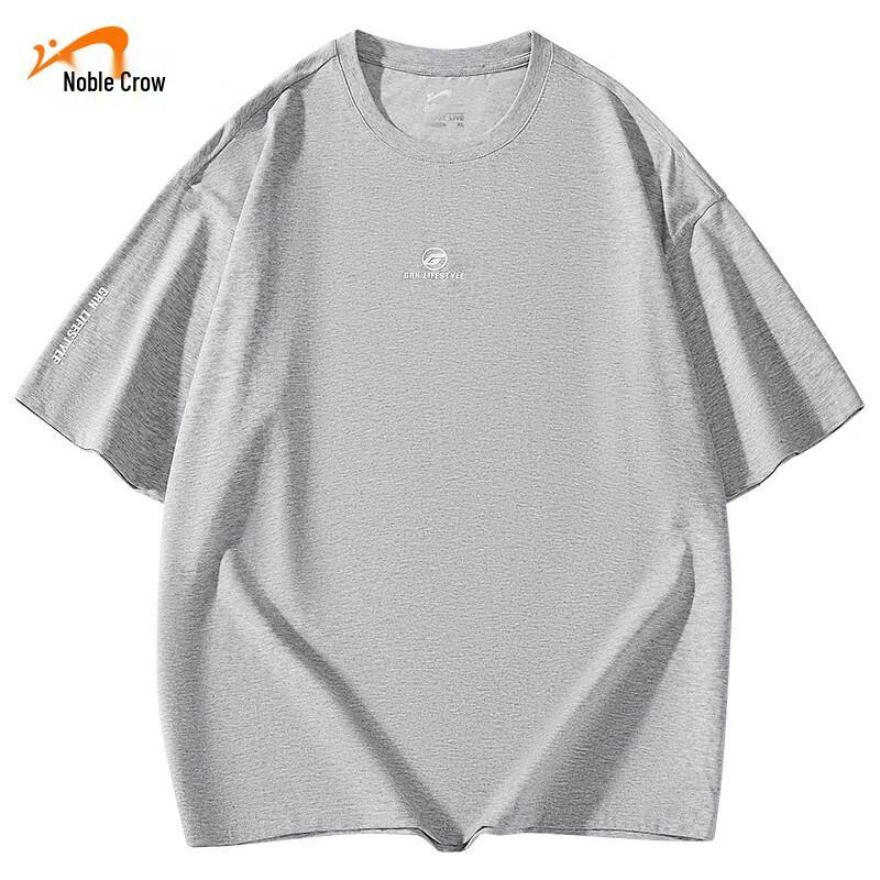 Guirenniao Men s & Couple s Summer Breathable Letter T-Shirt L