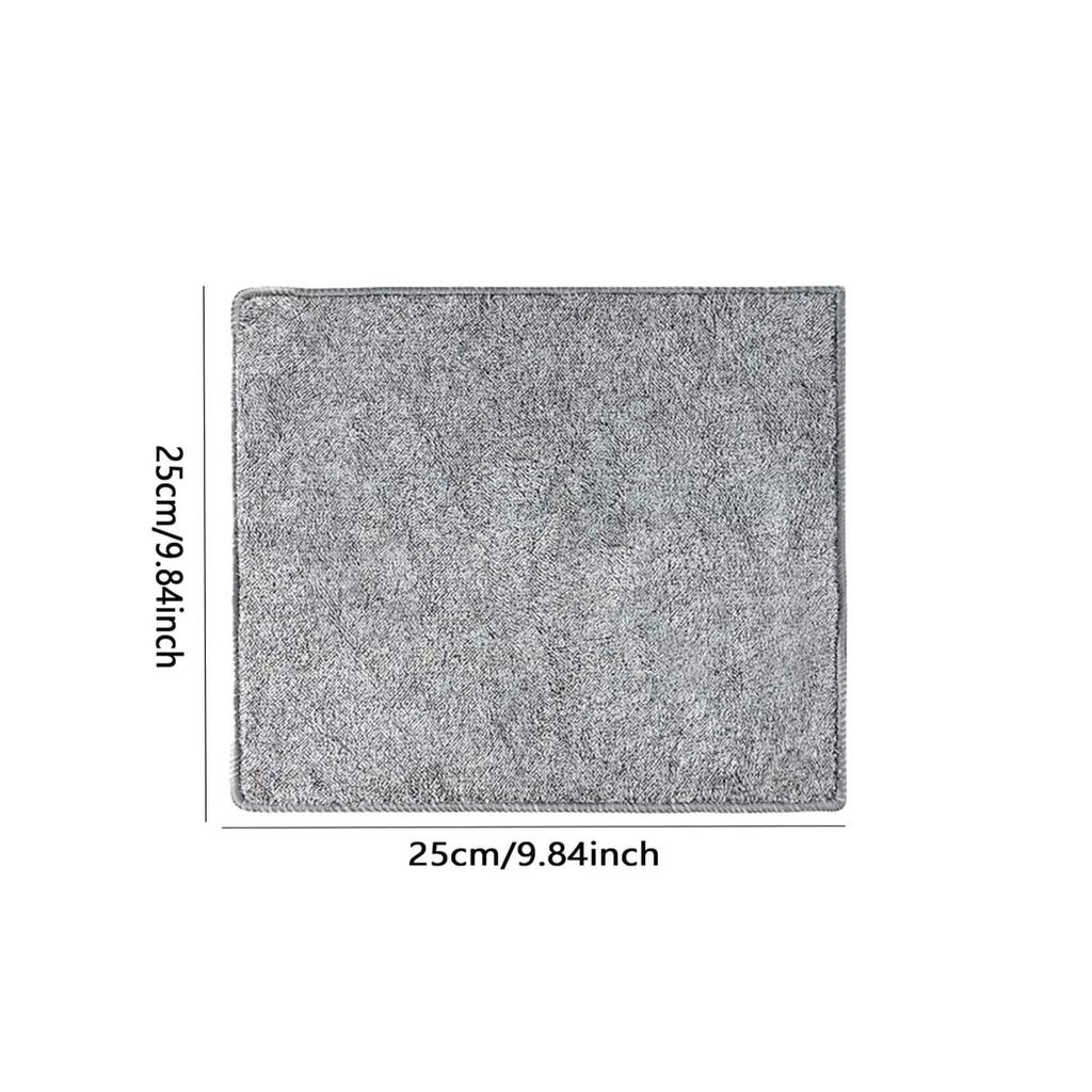 5pcs-Cleaning Cloth Ultra-fine Fiber Glass Cleaning Cloth Reusable Washable Dust-free Cloth Kitchen Glass Cart