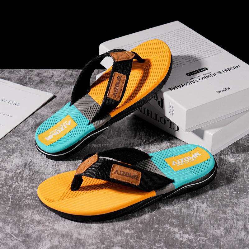 Cool Road 2026 Men's Non-Slip Odorless Flip-Flops: Durable Casual Beach Sandals