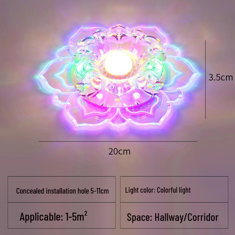 Recessed Crystal Hallway & Corridor Spotlight Downlight