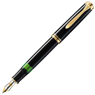 Caneta-tinteiro Pelikan M Média Preta Souveraine M400 Regular Produto Importado