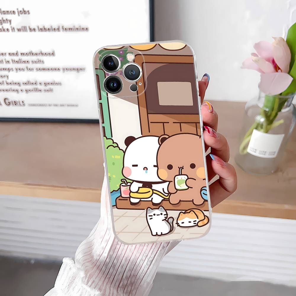 Cute Bubu Dudu Phone Case For IPhone 17 16 15 14 13 12 11 Pro Max Plus Mini Clear TPU Cover