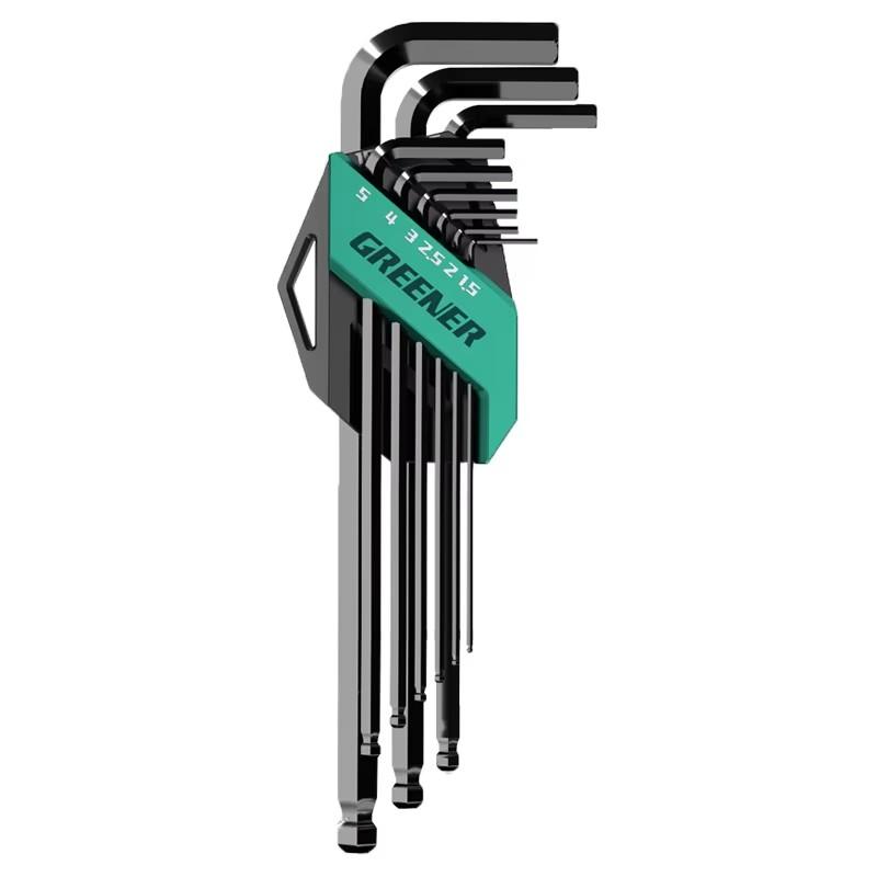 GREENERY Highstrength Allen Key Hex Wrench Set MultiSize Hexagon Spanner Metric Wrench L Type Hex Key For Socket Screws