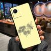 Bee Art Print Cute Cartoon Floral Case For Realme 14 Pro Plus 13 12 11 15 GT6 GT7 Pro C55 C51 C35 C53 C61 C65 C67 C63 C71 C75