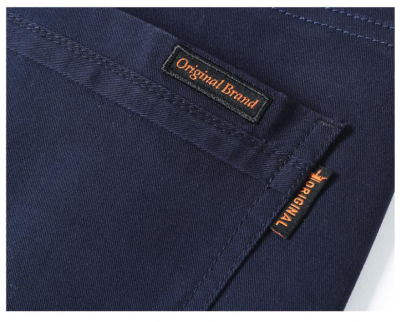 2024 Men's Hong Kong Slim Fit Casual Cotton Pants: Breathable, Elastic, Straight-Leg, Versatile Long Pants for Summer