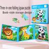Magnetic Jigsaw Puzzle Toys, Forest Animal Traffic Dinosaur Jigsaw Puzzle Toys. Exercise Recognition Ability, Gifts.