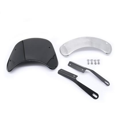 Motorrad Retro Windschild Windschutzscheibe Kit Passend für 5"& 7" Runden Scheinwerfer