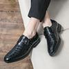Mode Herren Luxusschuhe Herren Designerschuhe Herrenschuhe Casual Herren Slipper Schuhe Schnalle Lederschuhe Slipper Business Herrenschuhe