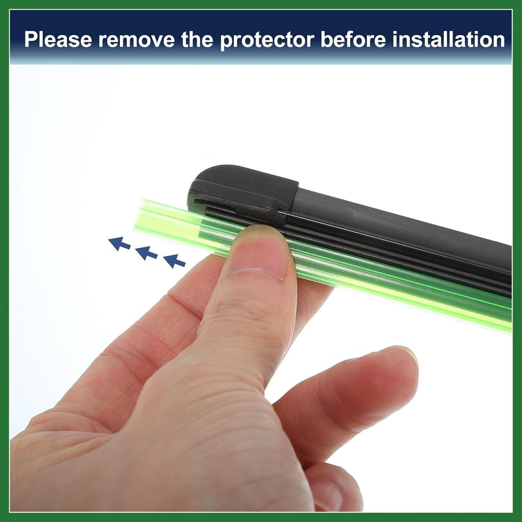 Motoforti 1 Pair 30"+21" Front Windshield Wiper Blade for BMW I3 2014-2021 Windscreen Wiper OE Replacement Set All-Seasons Side-Lock, Not J/U Hook