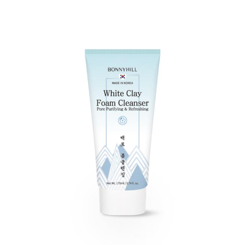 Bonnyhill White Clay Pore Purifying Foam Cleanser (170ml)