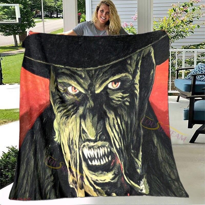 Jeepers Creepers Queen Size Blanket Super Soft Flannel Blanket Throws Blankets Home Decor House Office Lightweight Sofa Nap