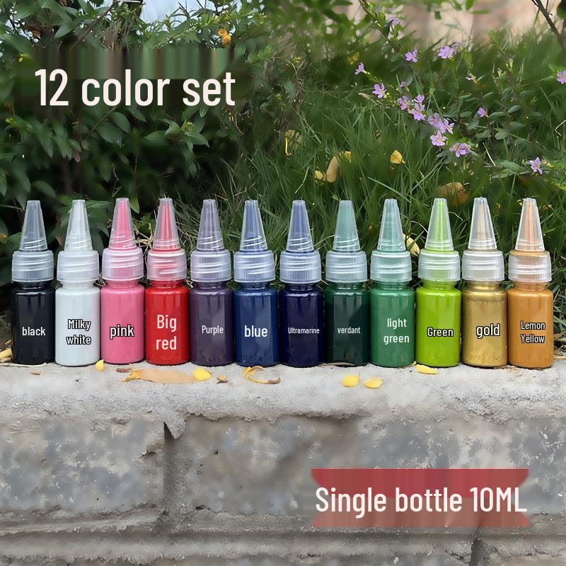 JINGRUIXIANG Lacquer Fan DIY Marbling Paint Kit