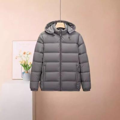 Herren Baumwollmantel Verdickte Kapuzenjacke im Herbst Winter Abnehmbare Hutjacke Kurze Jacke