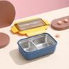 ZISIZ 304 Stainless Steel Single Layer Lunchbox
