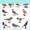 Mandarijneend Vogelmodel Pvc Realistisch Papegaai Bureau Decoratie Voor Kinderen En Verzamelaars