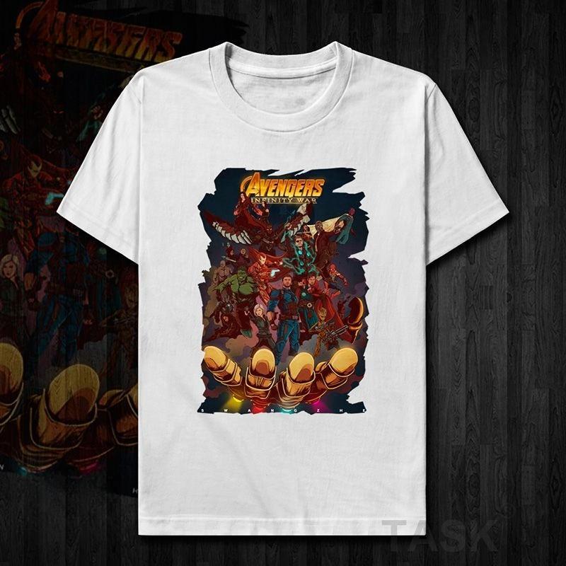 

2026 Licensed Avengers Alliance Avengers Heroes Movie Printed T-Shirts Relaxed Plus Size Men s and Women s Short Sleeves 4XL
