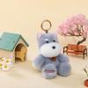 Cute Bear, Wolf, and Dinosaur Plush Keychain – Student Gift Backpack Ornament